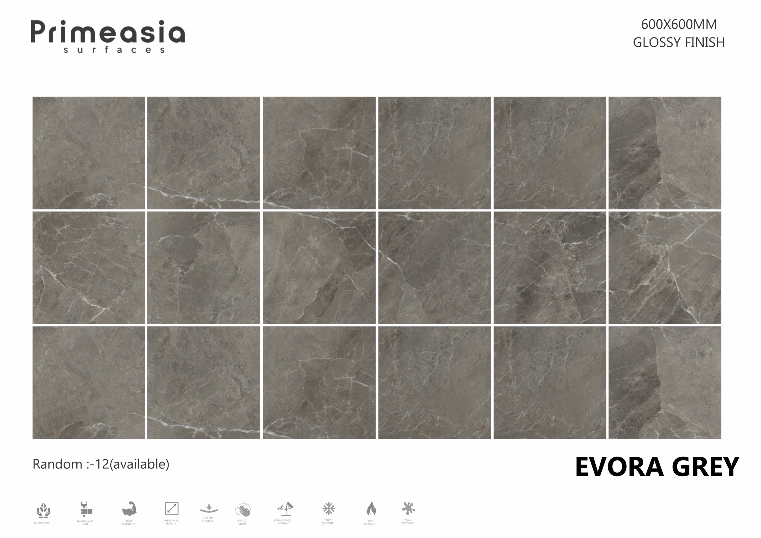 EVORA GREY_600X600 Vitrified Tiles Store in India EVORA GREY_600X600 Vitrified Tiles Store in India