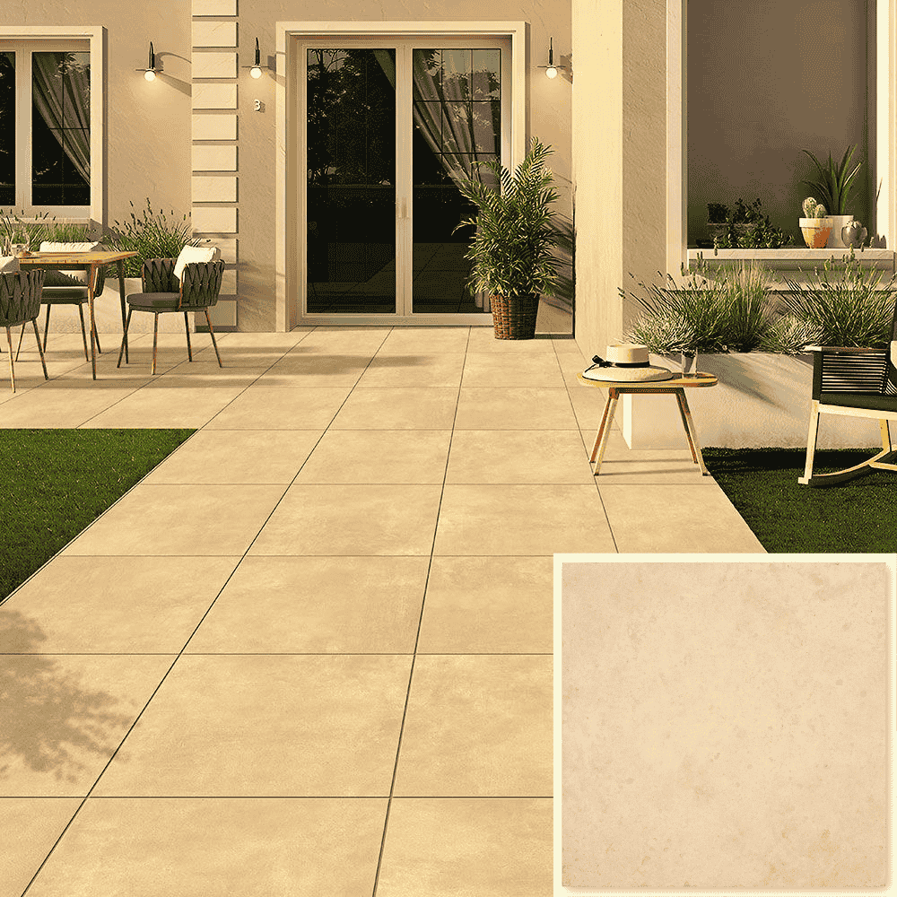 Design your dream outdoor space with 100x100cm Porcelain Tiles in India
