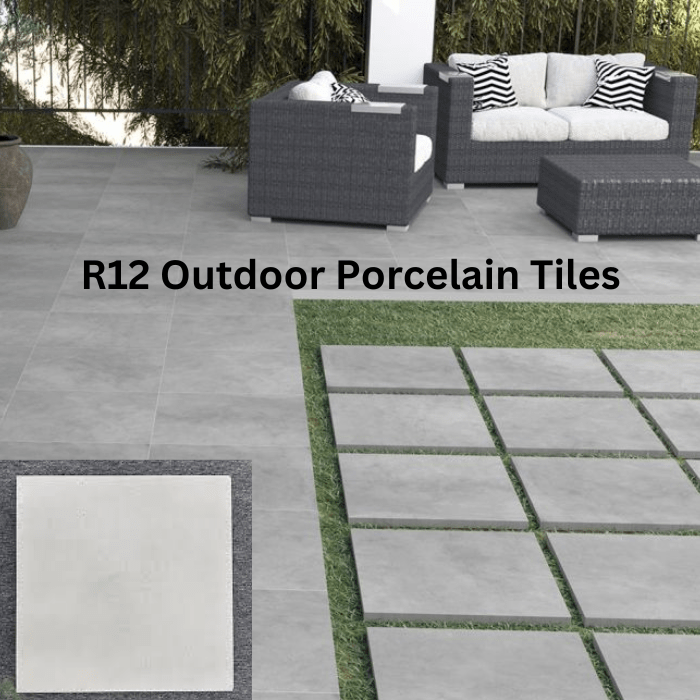 R12 outdoor porcelain tiles in india